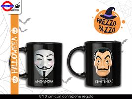 TAZZA CERAMICA NERA ANONYMOUS E GAUDI'