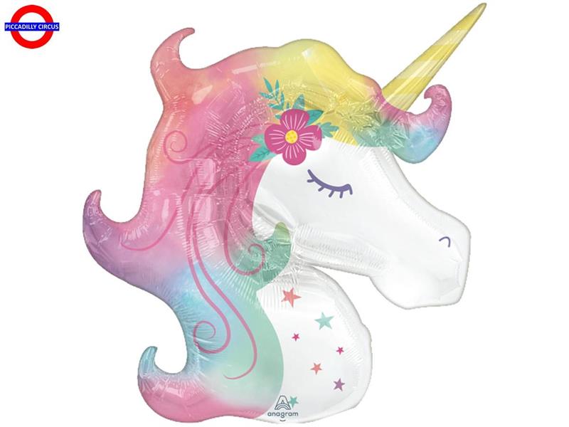 MYLAR ANIMAL UNICORNO INCANTATO SUPER SHAPE 33