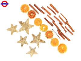 CANNELLA STELLE RATTAN E ARACE ESSICATE MIX