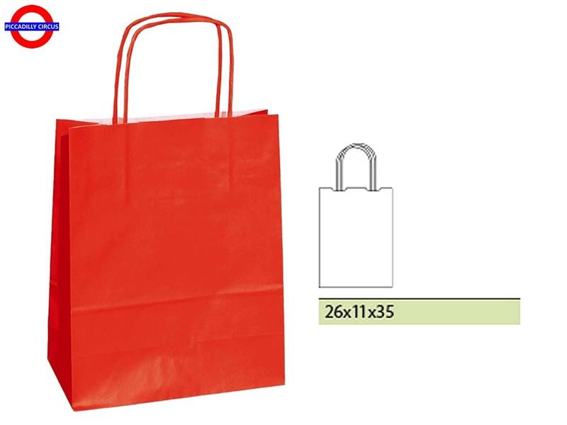 SHOPPER ROSSA 26X11X35