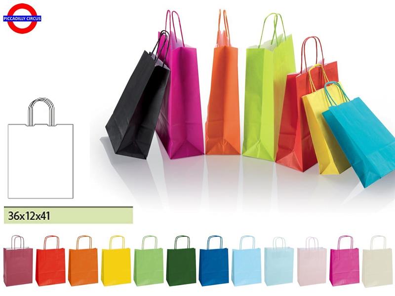 SHOPPER T.U. COLORI ASSORTITI 36X12X40 10 COLORI