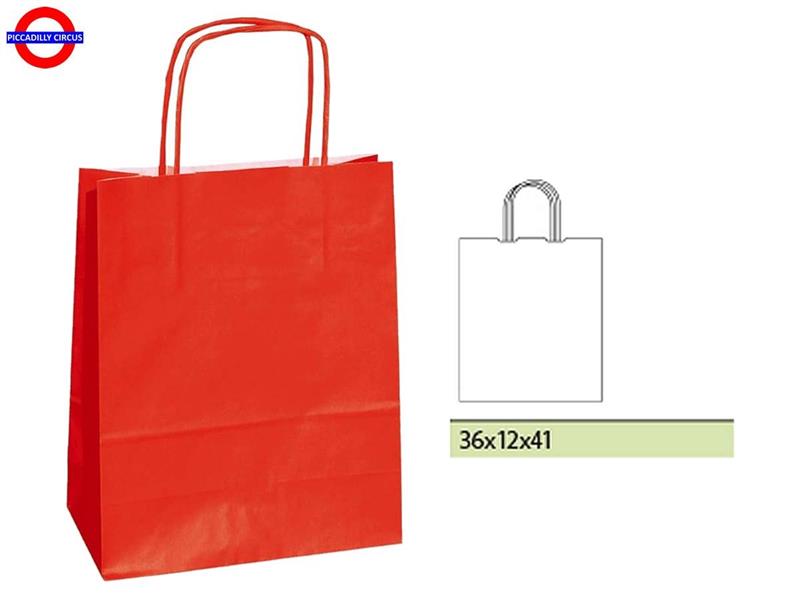 SHOPPER ROSSA 36X12X41