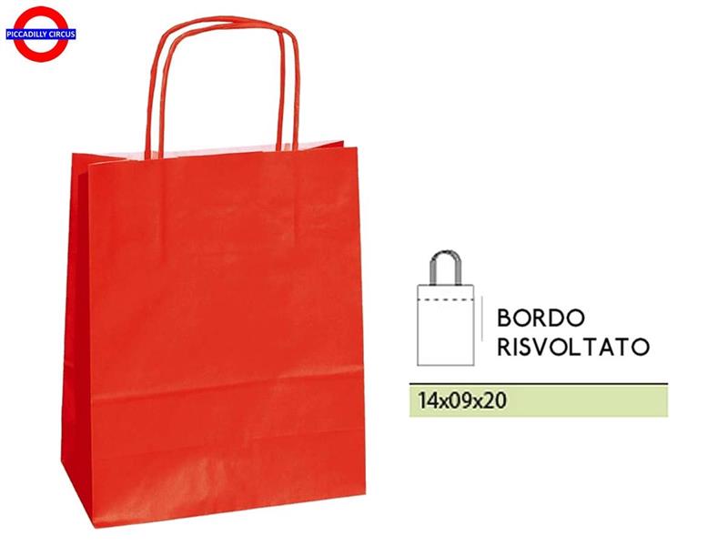 SHOPPER ROSSA 14X09X21