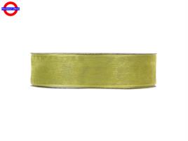 NASTRO ORGANZA mm25X50m VERDE OLIVA