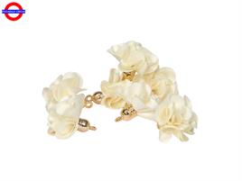 DECORAZIONI FIORE CHIC CREMA CM 4.5