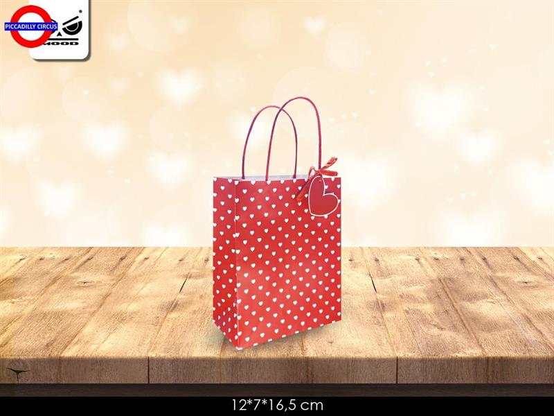 SHOPPER MILLE CUORI CM.12X16.5X6.5