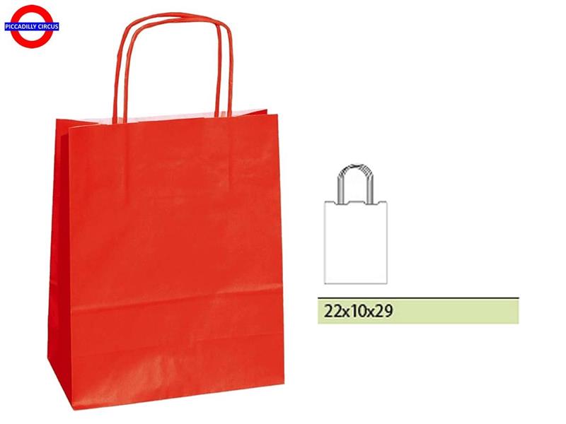 SHOPPER ROSSA 22X10X29