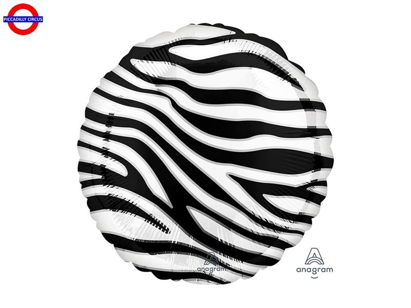 MYLAR ANIMAL 18 ZEBRA