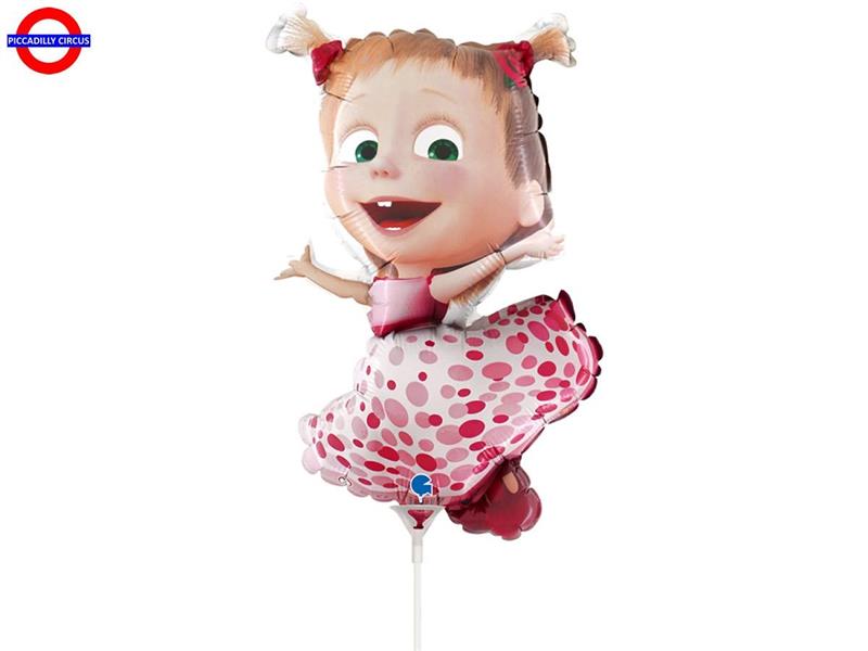  MYLAR MASHA E ORSO MINI SHAPE MASHA VESTITO POIS