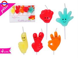 CANDELE PICK MANINE CM.3 CF.5 PEZZI