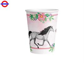 BEAUTIFUL HORSE 8 BICCHIERI 250ML