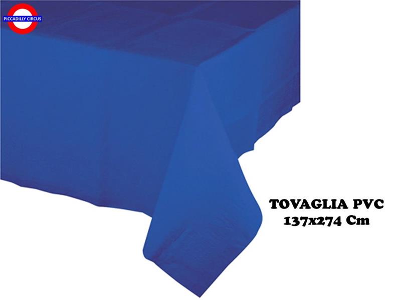 TOVAGLIA PVC BLU COBALTO 137X274 CM