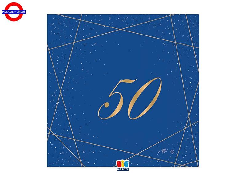 50 ANNI BLUE GOLD 20 TOVAGLIOLI 33X33