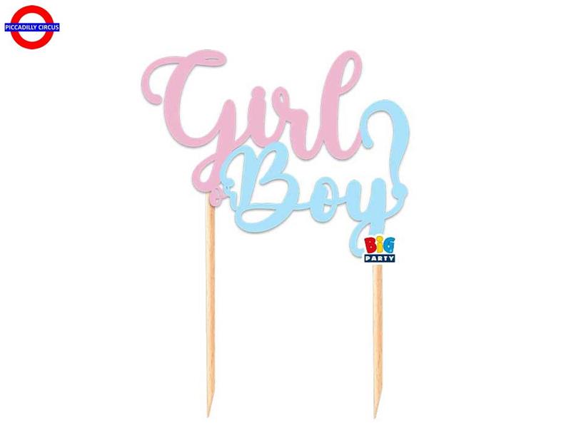 CAKE TOPPER GIRL OR BOY ?