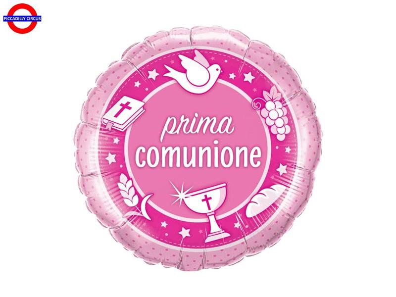 MYLAR COMUNIONE 18 ROSA