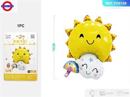MYLAR SUPER SHAPE SOLE NUVOLA CM. 76