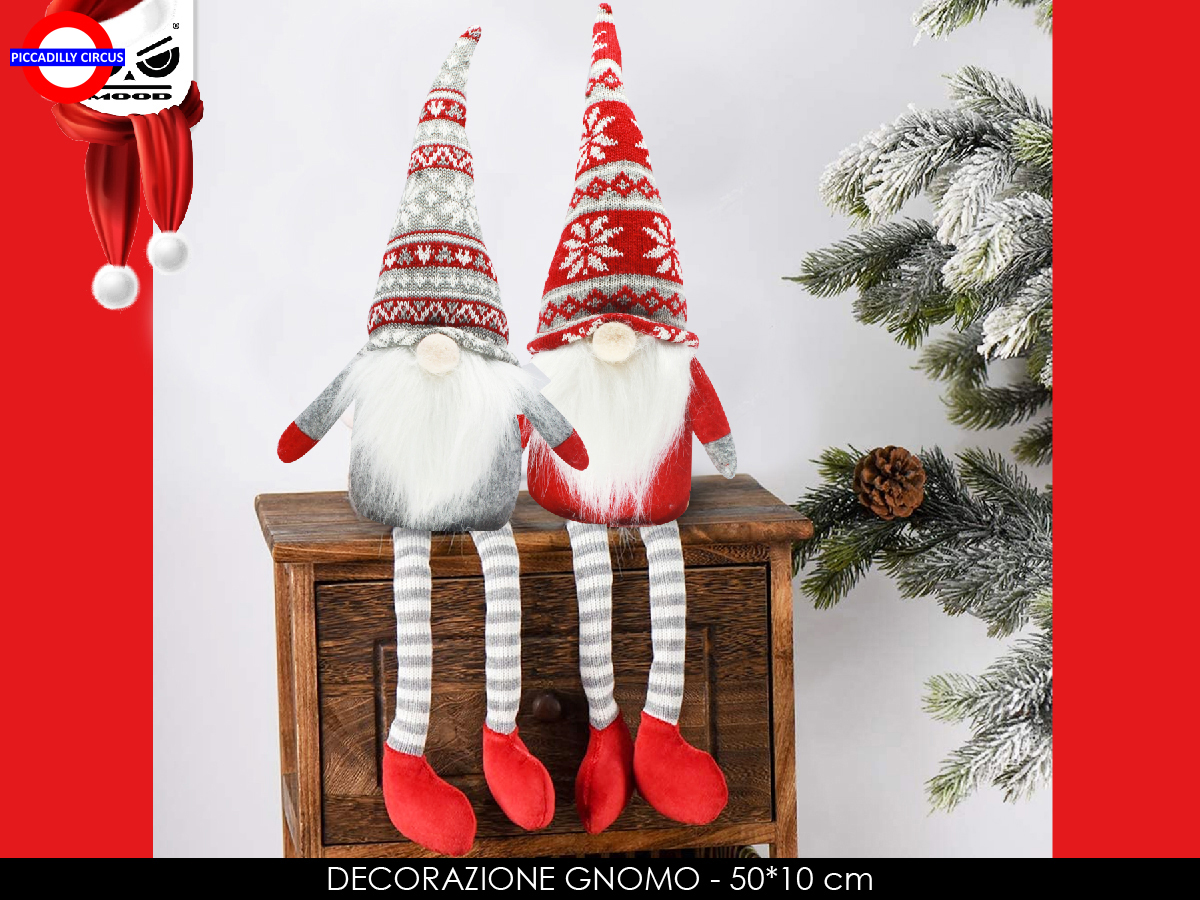 Gnomo Di Natale Scandinavo 73 Cm – Rosa Cipria E Tartan Scozzese – Con Gambe Morbide – Decorazione Natalizia