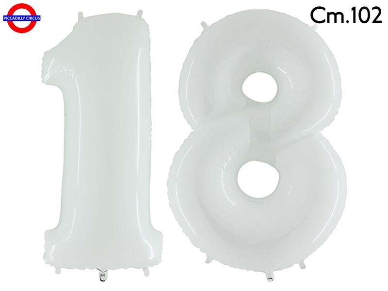 MEGALOON NUMERO CM.102 18 BIANCO FLUO