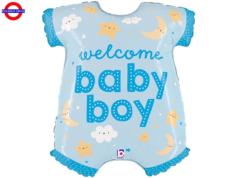 MYLAR NASCITA SUPER SHAPE TUTINA BABY BOY 31