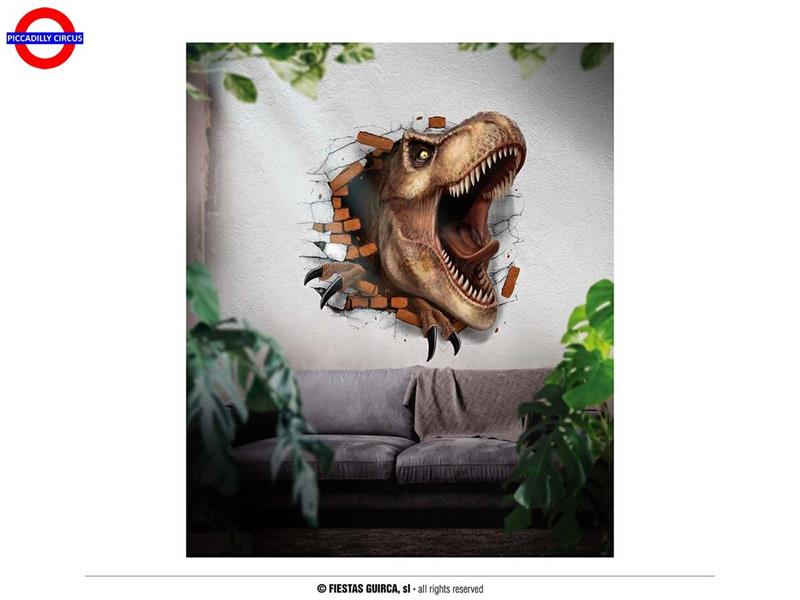 DINOSAURI DECORAZIONE ADESIVA CM.70X80