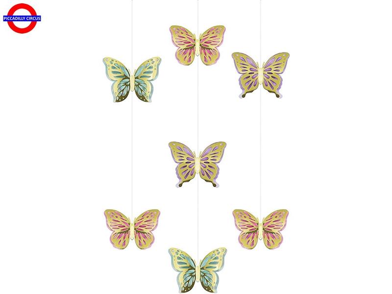 BUTTERFLY SHIMMER FARFALLE FILARE CM.17X106 PZ.3