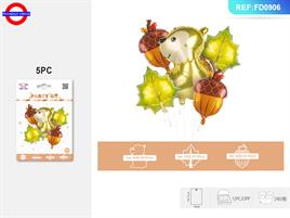 MYLAR SET 5 MYLAR BOSCO SUPER SHAPE