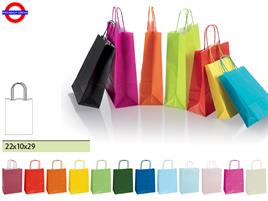 SHOPPER T.U. COLORI ASSORTITI 22X10X32 10 COLORI