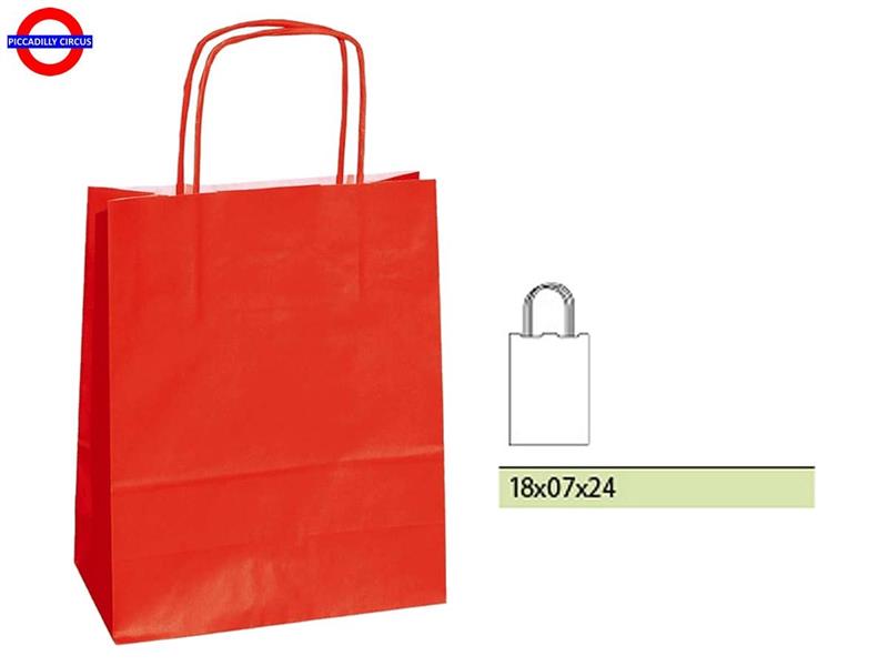 SHOPPER ROSSA 18X08X24