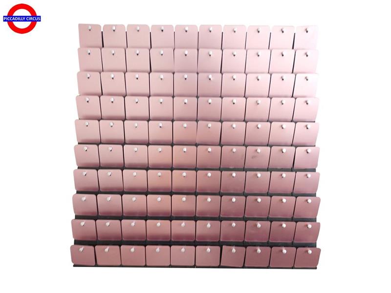 PANNELLI PAILLETTE CM.30X30 ROSE GOLD SPECCH CF.50 PEZZI