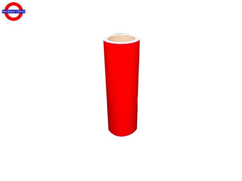 VINILE LUCIDO ROSSO MT.10X CM.31