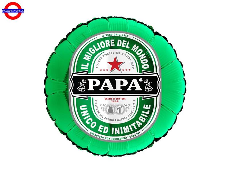 MYLAR 18 PAPA' BIRRA