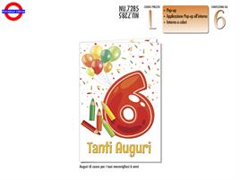 BIGLIETTO BAMBINI - NUMERI 6 ANNI