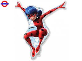 MYLAR SUPER SHAPE MIRACULOUS LADYBUG 24