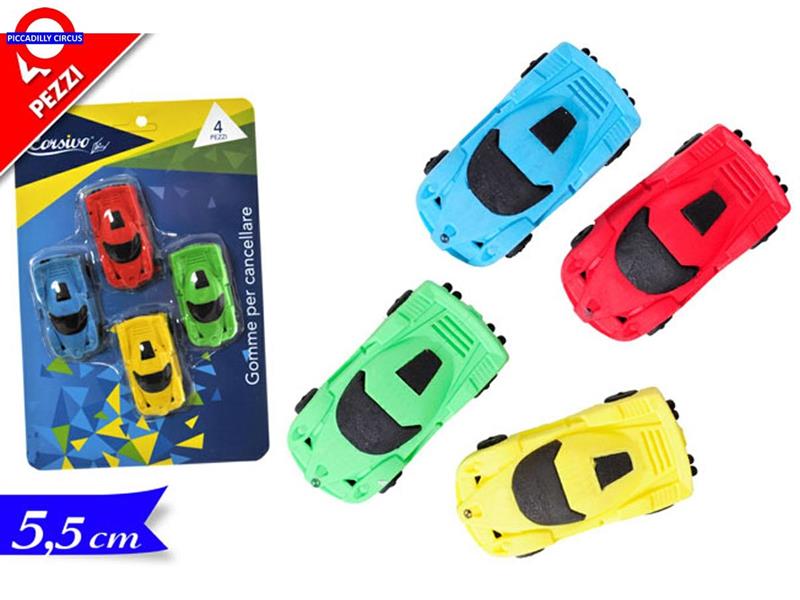 GOMMA MACCHINA SPORTIVA 4 PEZZI