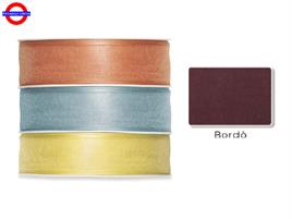 NASTRO ORGANZA mm20X50m BORDEAUX