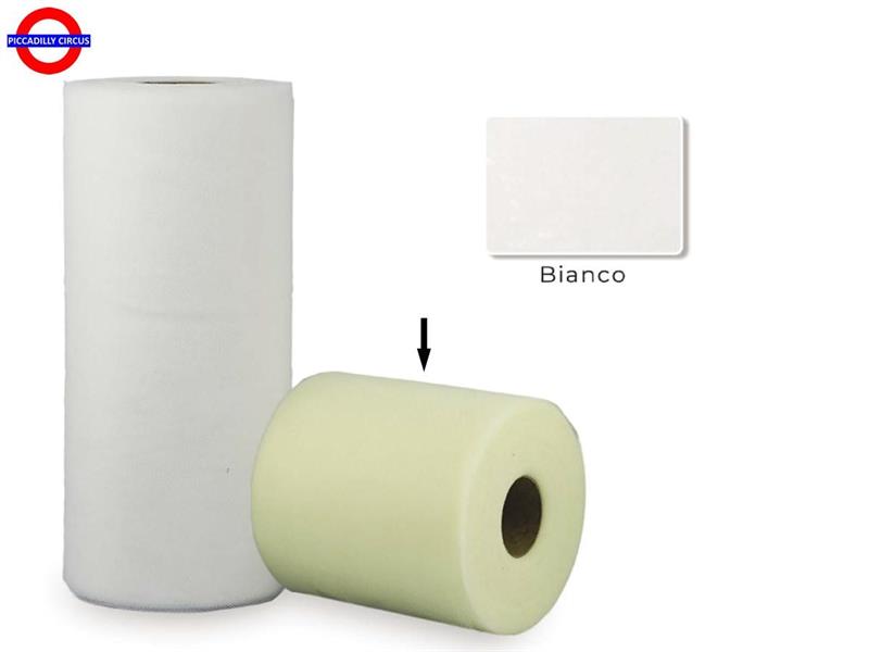 TULLE cm12.5X100m BIANCO