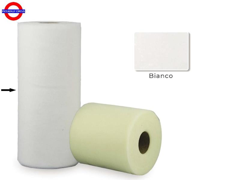 TULLE cm25X100m BIANCO