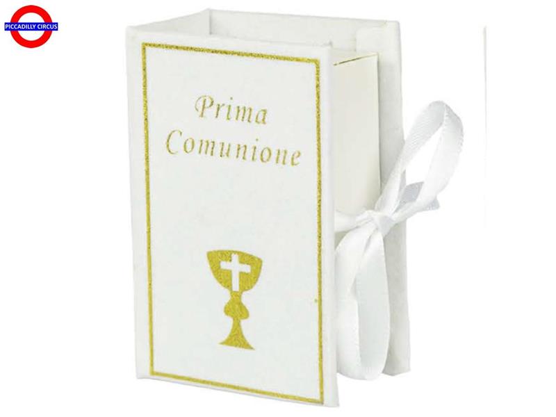 SCATOLA LIBRO CM.5X8 PRIMA COMUNIONE