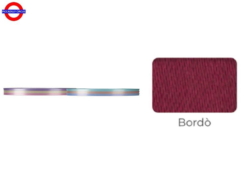 NASTRO RASO mm03X50m BORDEAUX