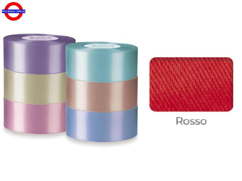 NASTRO RASO mm40X50m ROSSO