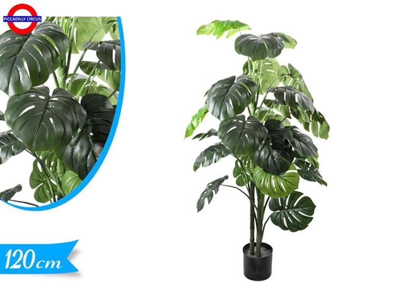 PIANTA MONSTERA 3 TRONCHI CM.130 CM