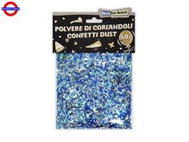 CORIANDOLI METAL POLVERE GR.50 BLU