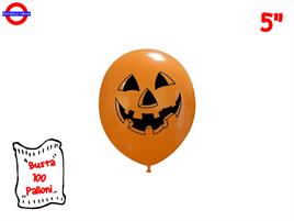 PALLONCINI LATTICE HALLOWEEN 05 ZUCCA BS.100 PEZZI