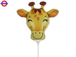 MYLAR ANIMAL MINI SHAPE TESTA GIRAFFA 12