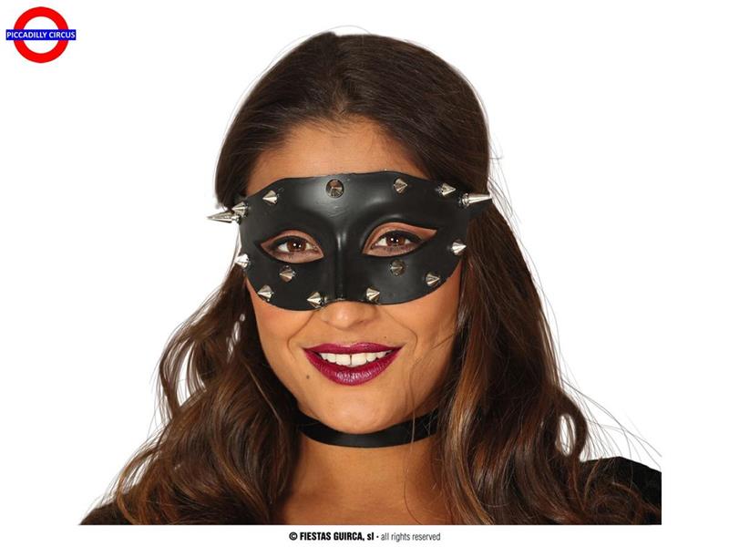 MASCHERA NERA PUNTE ARGENTO