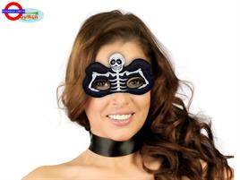 MASCHERA DOMINO SCHELETRO