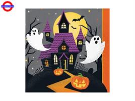 C.TAVOLA HALLOWEEN HAUNTED HOUSE 16 TOVAGLIOLI 33X33