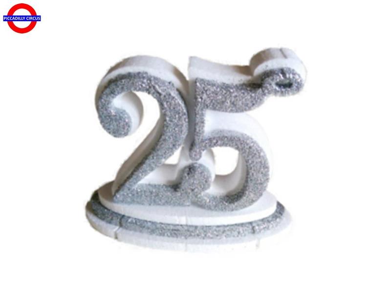 POLY ANNIVERSARIO - ALZATINA 25° GLITTER CM.18X12