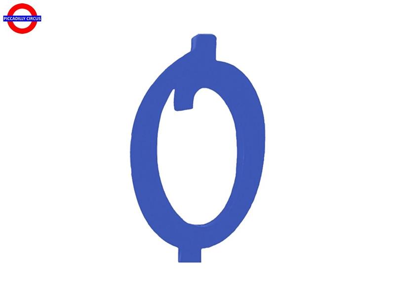 CANDELINA NUM. MAXI YASMINE BLU CM.11 N°0