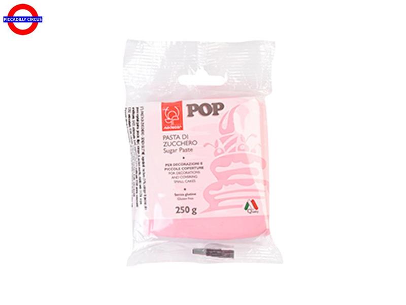 PASTA DI ZUCCHERO POP GR.250 ROSA CONFETTO